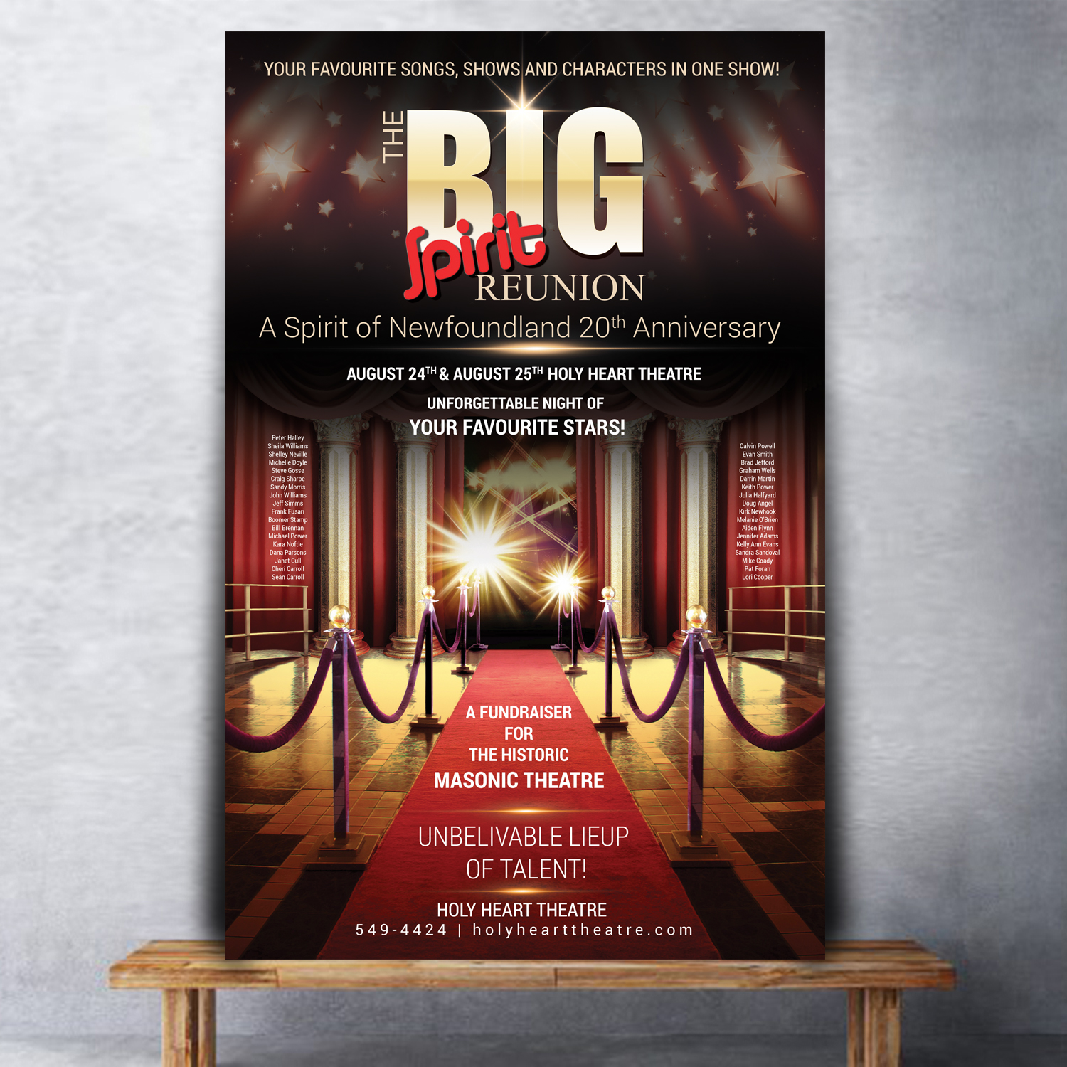 Flyer Design by uk for Spirit of Newfoundland Productions | Design: #14553390