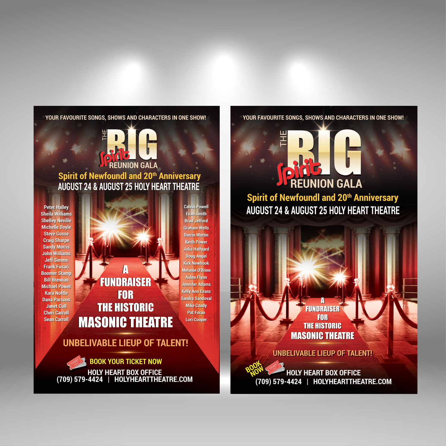 Flyer Design by uk for Spirit of Newfoundland Productions | Design #14643964