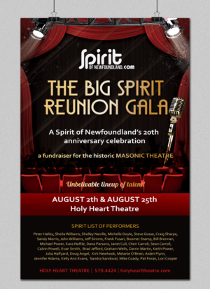 Flyer Design by alex989 for Spirit of Newfoundland Productions | Design: #14565358