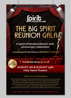 Flyer Design by alex989 for Spirit of Newfoundland Productions | Design: #14565426