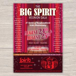 Flyer Design by Katyas Art and Design for Spirit of Newfoundland Productions | Design #14554096