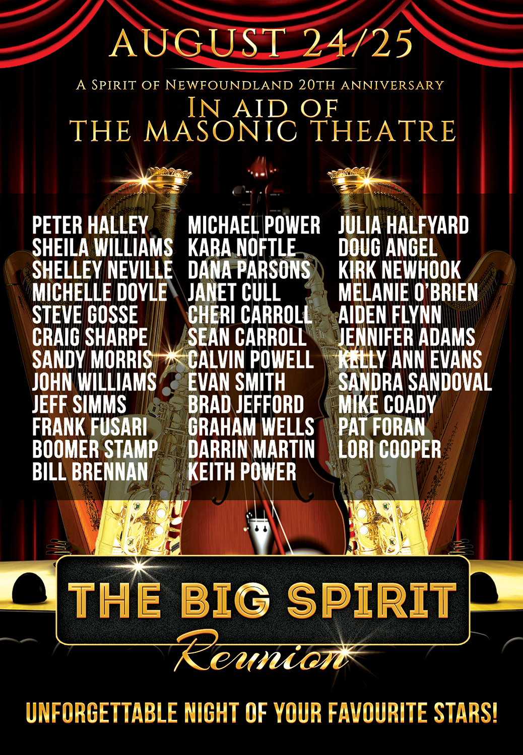 Flyer Design by EdgeDesignsYe for Spirit of Newfoundland Productions | Design #14594923