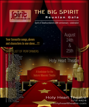 Diseño de Flyer por Shehan Kaushalya para Spirit of Newfoundland Productions | Diseño #14568061