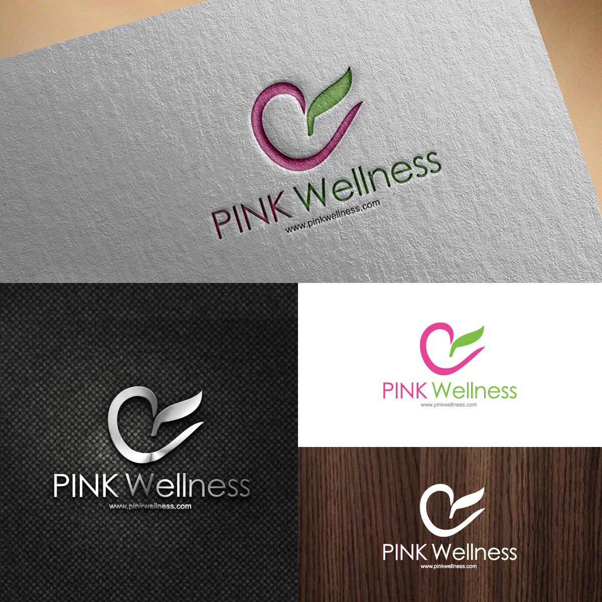 Logo Design by webeezine for PINK Wellness | Design #14565234