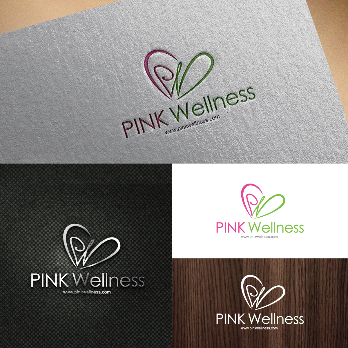 Logo Design by webeezine for PINK Wellness | Design #14565235