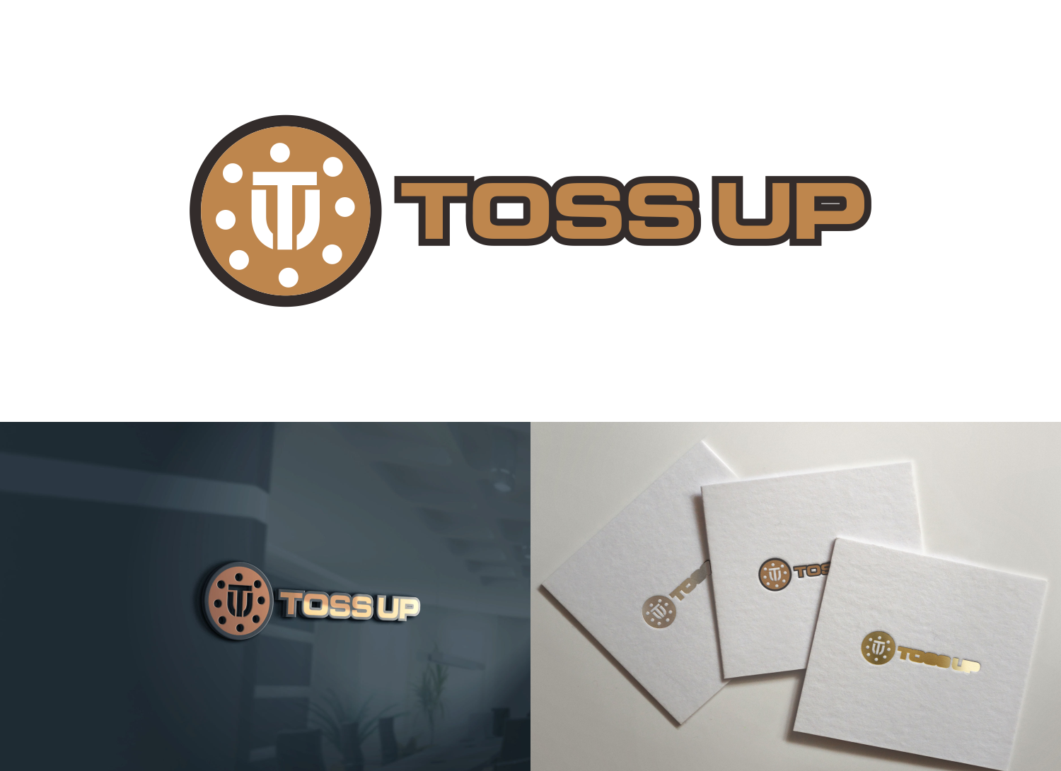 Logo Design by Tukang Angon Kebo for Toss Up | Design #14550988