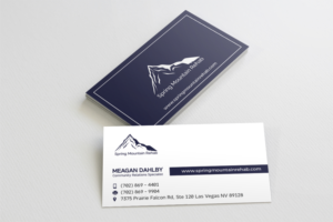 Visitenkarten-Design von Saumin Bhavsar für Spring Mountain Rehab | Design: #14549458