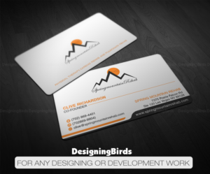 Visitenkarten-Design von Designing Birds für Spring Mountain Rehab | Design: #14552609