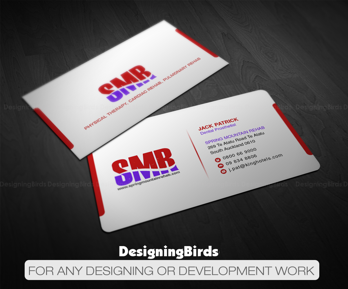 Visitenkarten-Design von Designing Birds für Spring Mountain Rehab | Design #14555672