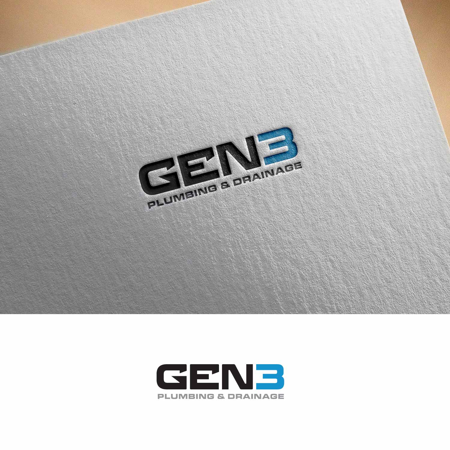 Logo Design by karthika vs for Gen3 Plumbing & Drainage | Design #14552487