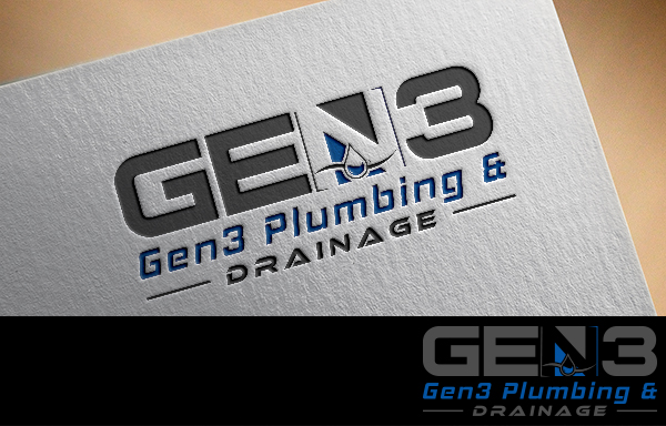 Logo Design by EGYPT KING for Gen3 Plumbing & Drainage | Design #14565593