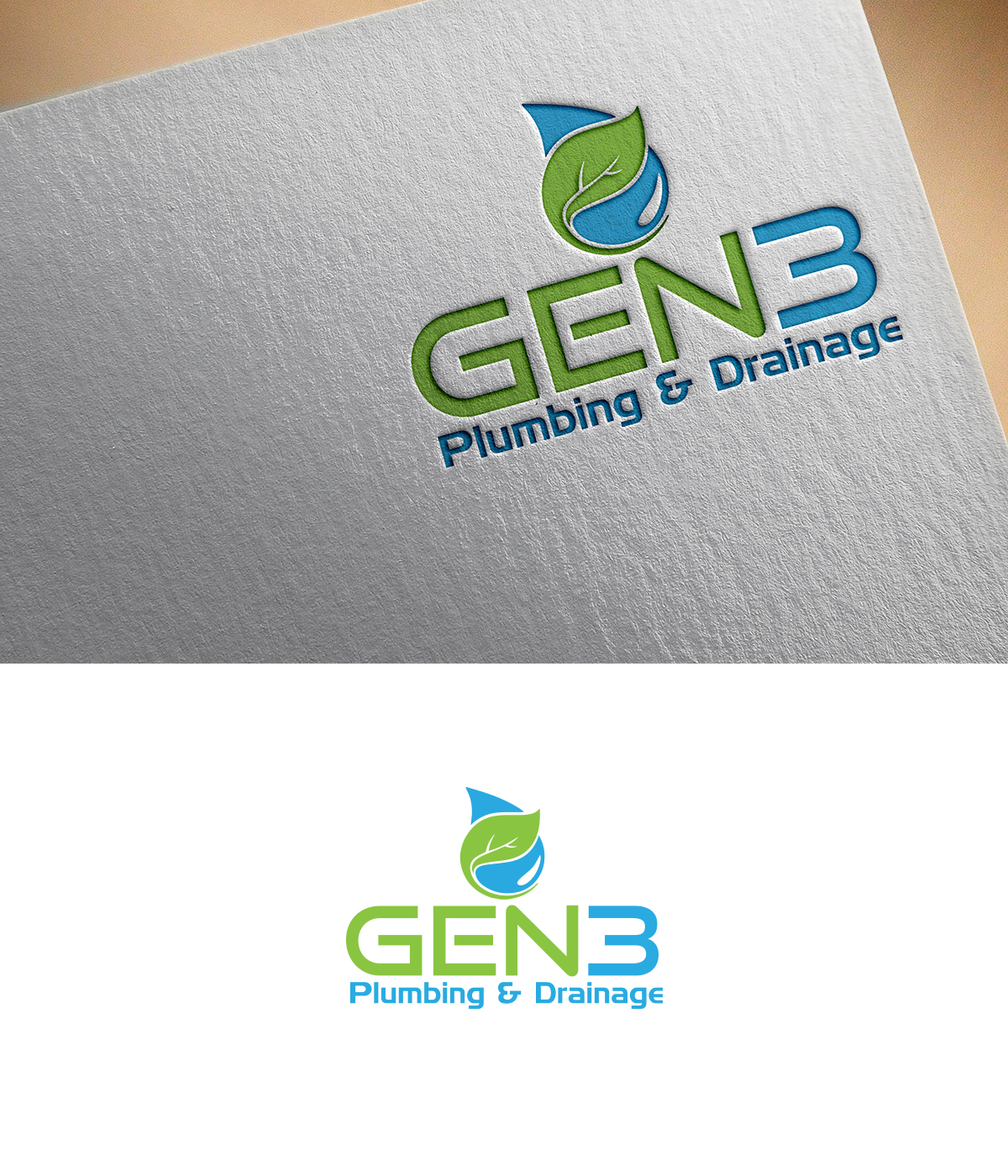 Logo Design by supercreative for Gen3 Plumbing & Drainage | Design #14553546