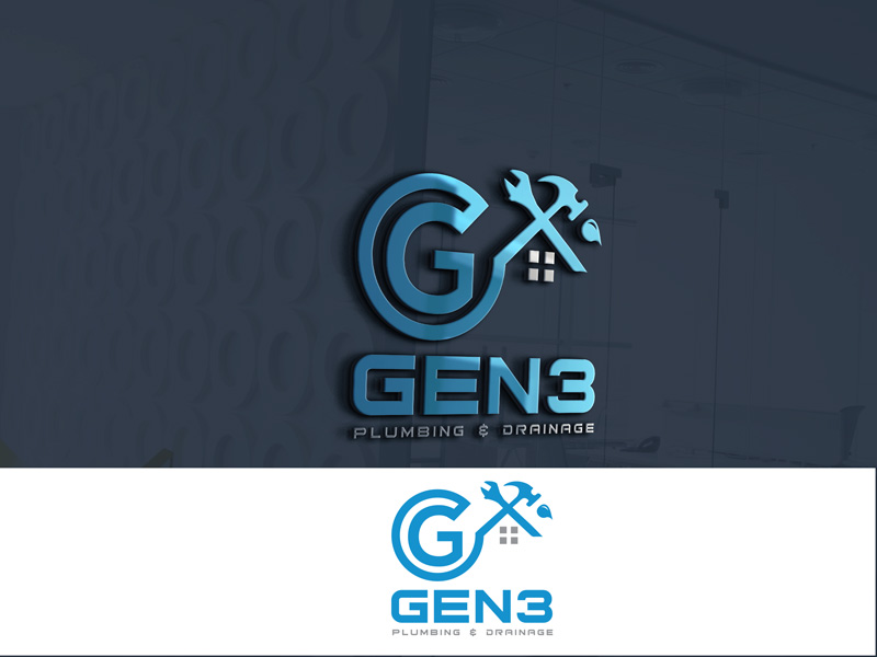 Logo Design by maksud0123 for Gen3 Plumbing & Drainage | Design #14554129