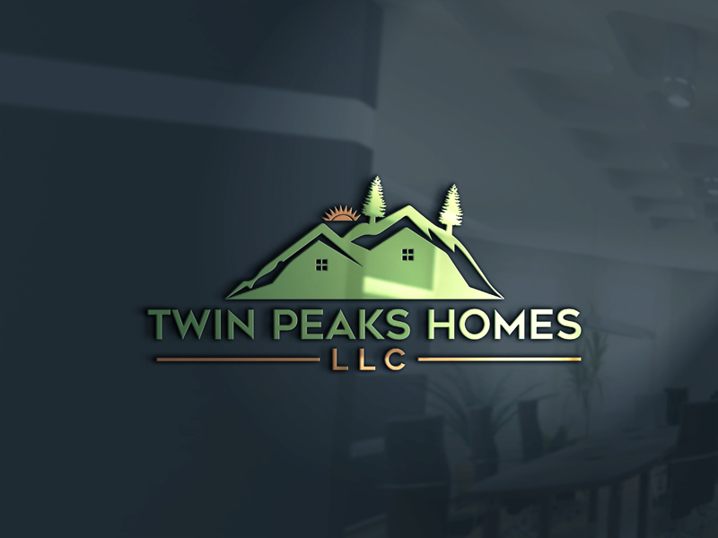 Logo Design by {Backspace} for Twin Peaks Homes LLC | Design #14547241