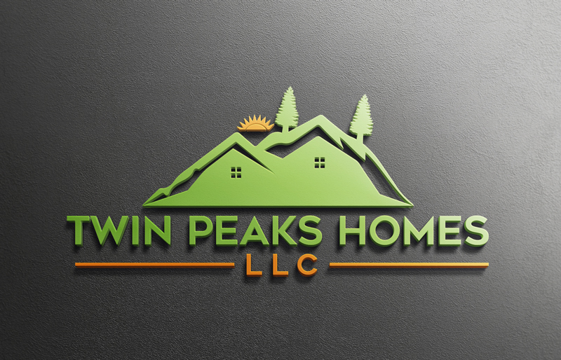Logo Design by {Backspace} for Twin Peaks Homes LLC | Design #14547242