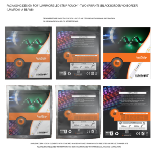LED strip light bag design | Verpackungs-Design von Chromax8