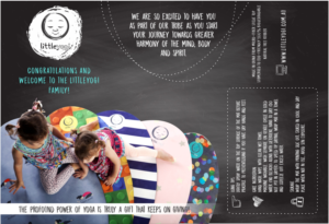 Paper wrap to go around yoga mat