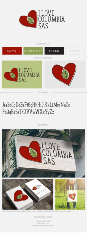Logo Design by Maurissahunter for I Love Colombia SAS | Design: #14651836