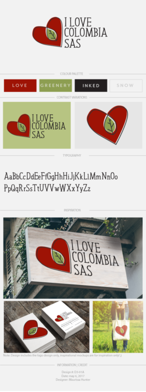 Logo Design by Maurissahunter for I Love Colombia SAS | Design: #14690051