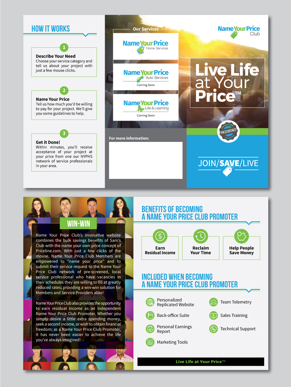 brochure name your price club 28 flyer designs for a it works flyers
