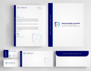 Stationery Design by AwsomeD for Kieferorthopädie Limmattal GmbH | Design: #14574477