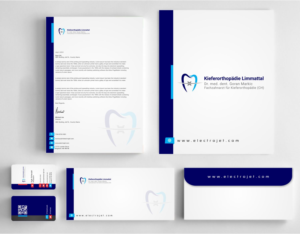 Stationery Design by AwsomeD for Kieferorthopädie Limmattal GmbH | Design: #14574489