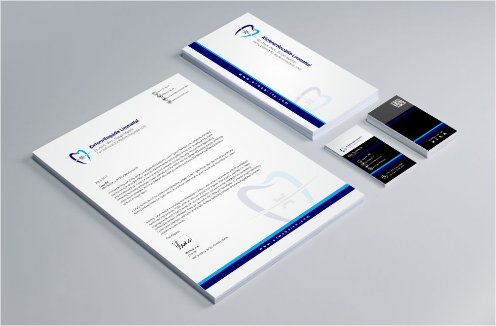 Design de Papeterie par AwsomeD pour Kieferorthopädie Limmattal GmbH | Design #14574491