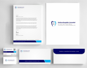 Stationery Design by AwsomeD for Kieferorthopädie Limmattal GmbH | Design: #14574492