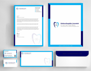 Stationery Design by AwsomeD for Kieferorthopädie Limmattal GmbH | Design: #14574493