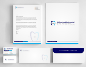Stationery Design by AwsomeD for Kieferorthopädie Limmattal GmbH | Design: #14574495