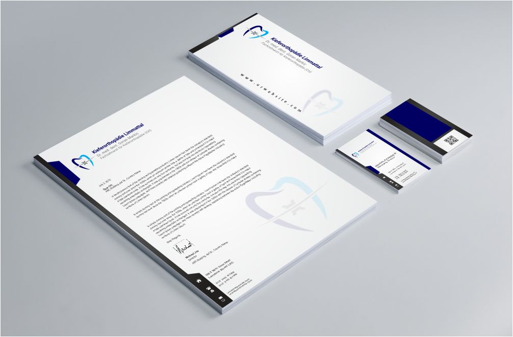 Design de Papeterie par AwsomeD pour Kieferorthopädie Limmattal GmbH | Design #14574496