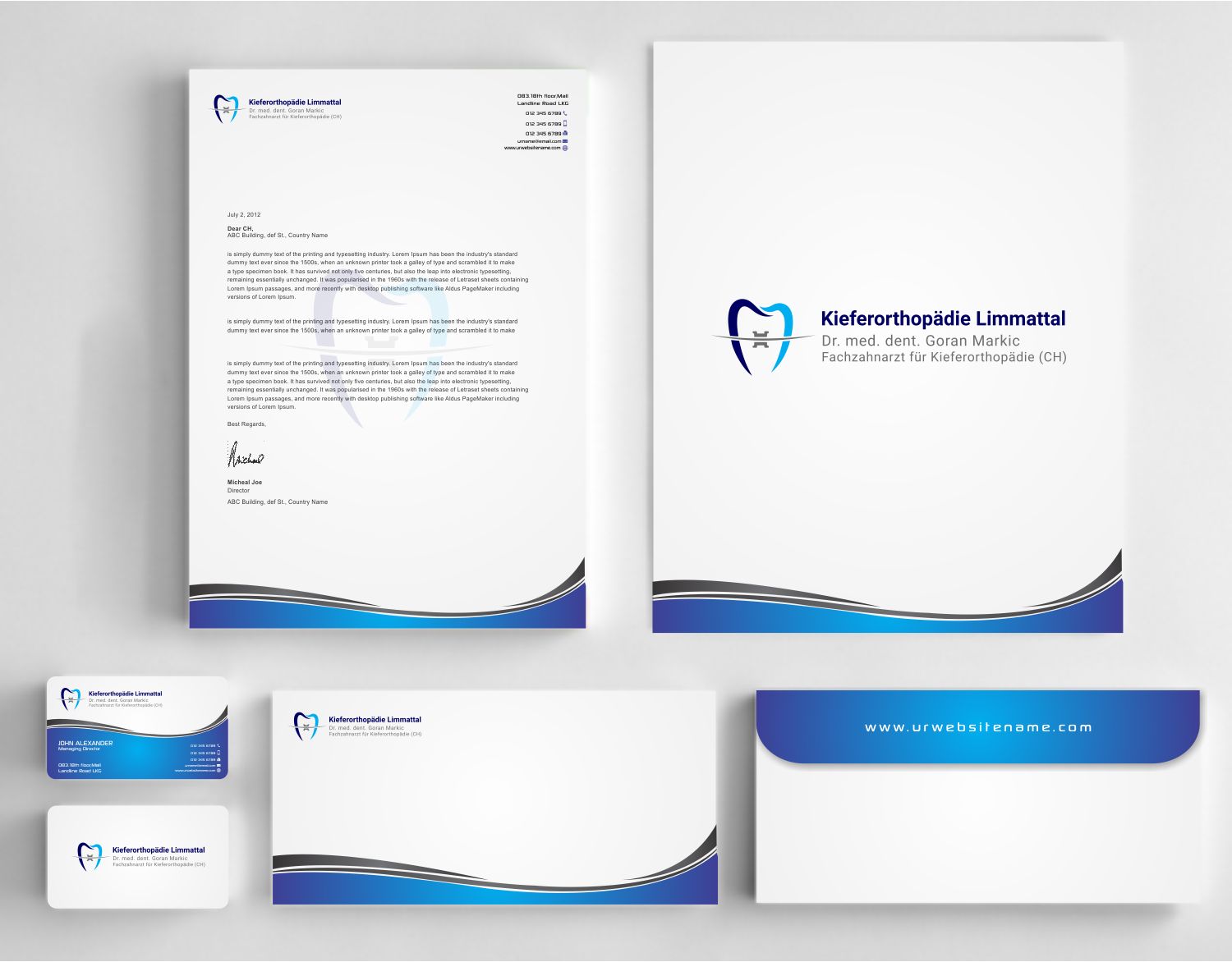 Design de Papeterie par szabist pour Kieferorthopädie Limmattal GmbH | Design #14574545