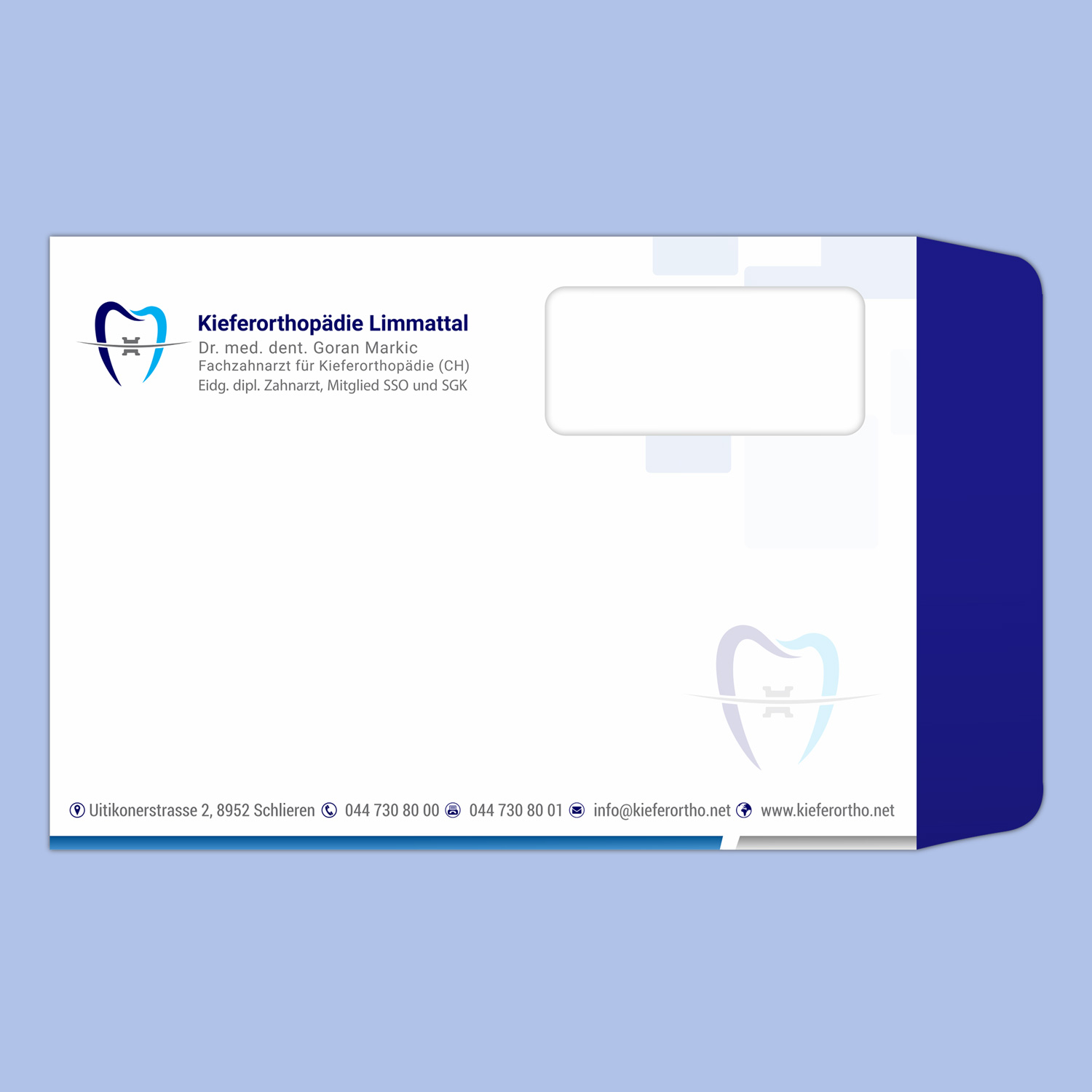 Stationery Design by Petter Goms for Kieferorthopädie Limmattal GmbH | Design #14622605