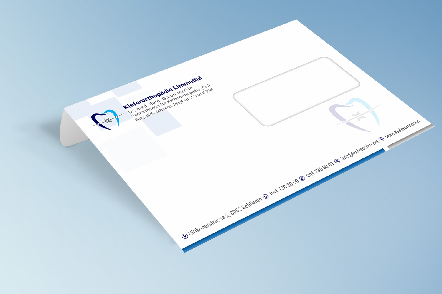 Stationery Design by Petter Goms for Kieferorthopädie Limmattal GmbH | Design #14637579