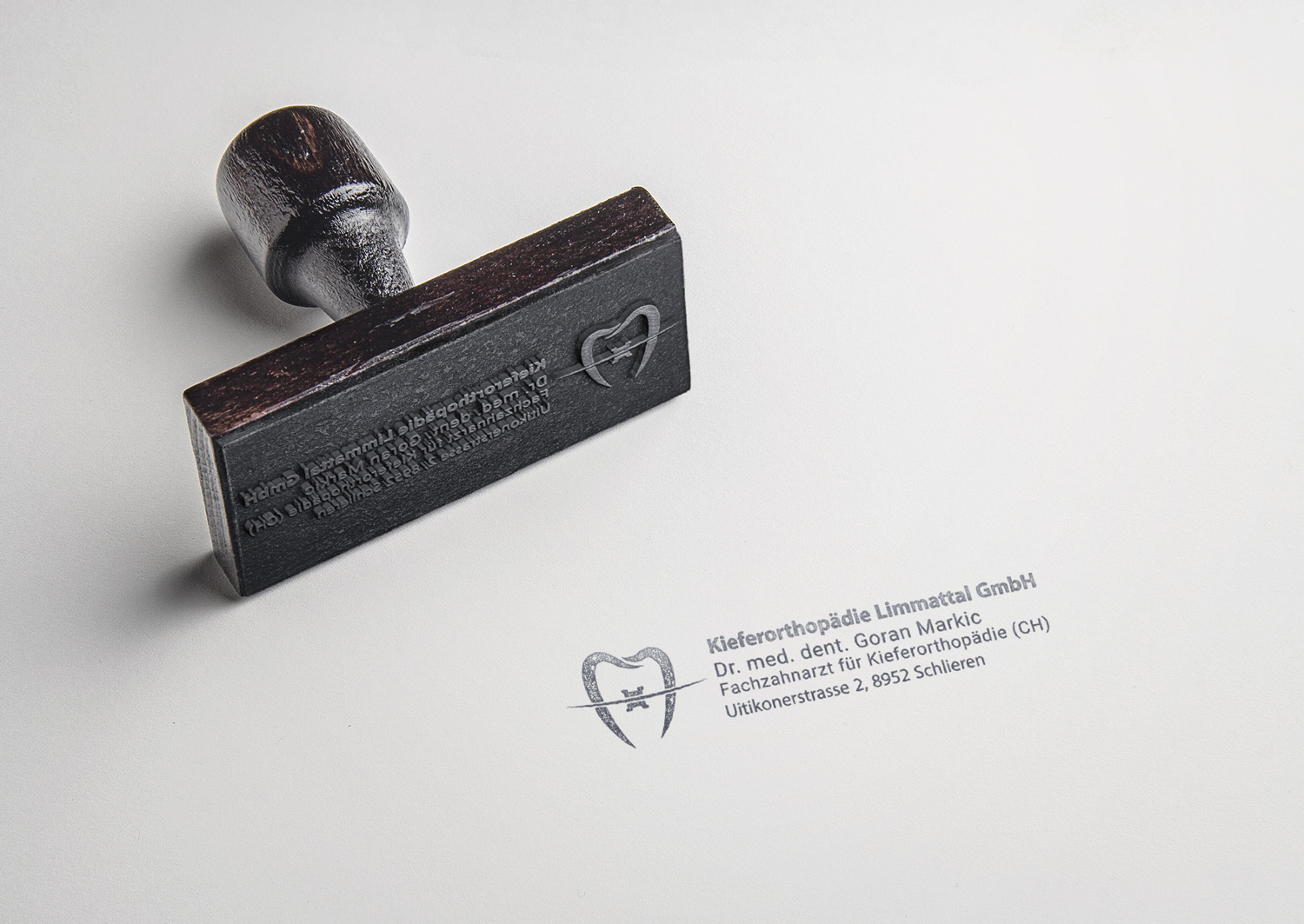 Stationery Design by Petter Goms for Kieferorthopädie Limmattal GmbH | Design #14637753