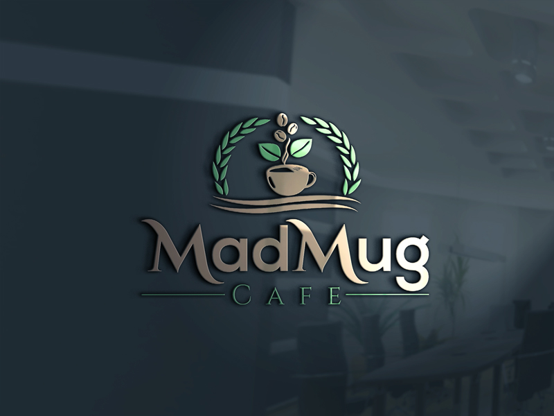 Logo Design by mojibur1993 for MadMug Cafe | Design #14563768