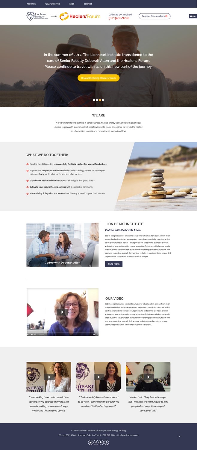 Diseño Wordpress por pb para Deborah Allen | Diseño #14567165