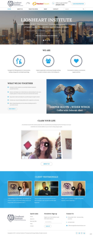 Wordpress Design by pb for Deborah Allen | Design: #14567191