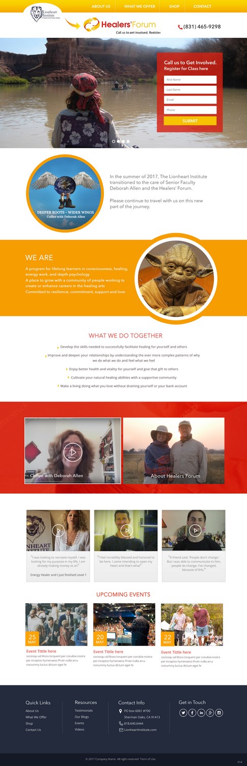 Diseño Wordpress por pb para Deborah Allen | Diseño #14604148