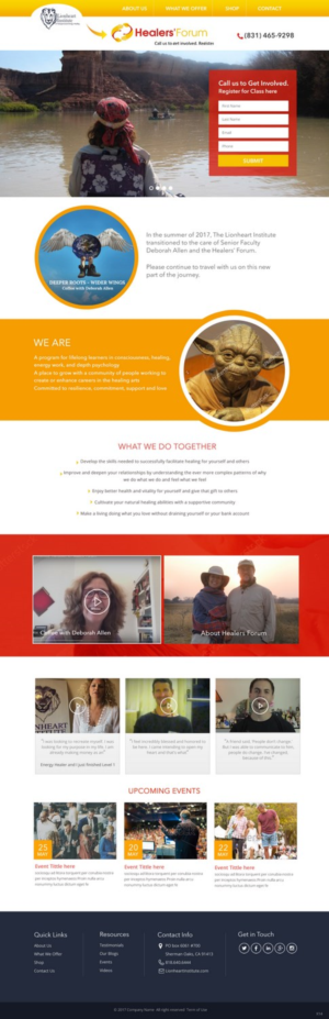 Wordpress Design by pb for Deborah Allen | Design: #14604148