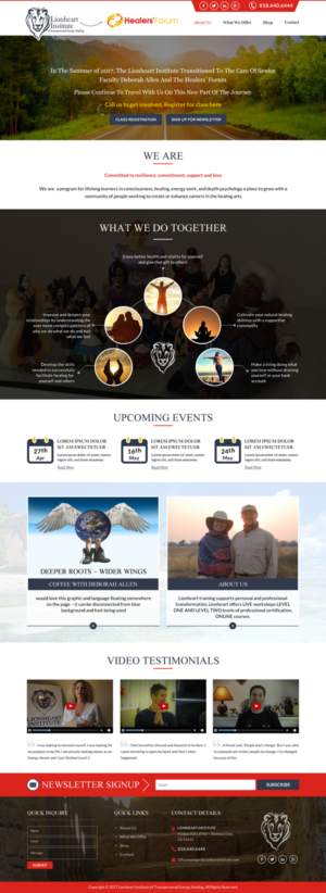WordPress-Design von Sbss für Deborah Allen | Design: #14588911