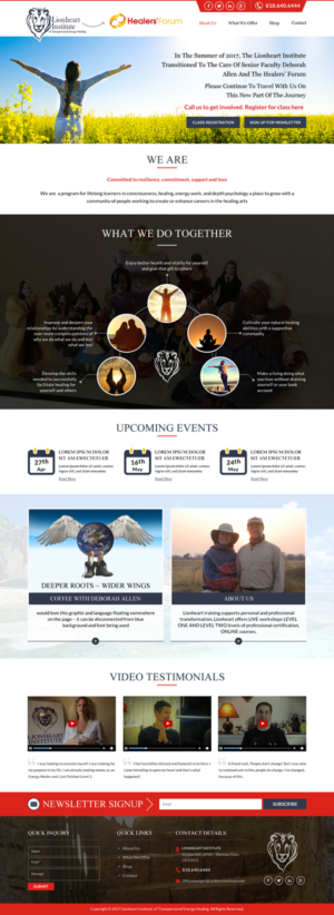 WordPress-Design von Sbss für Deborah Allen | Design: #14588912