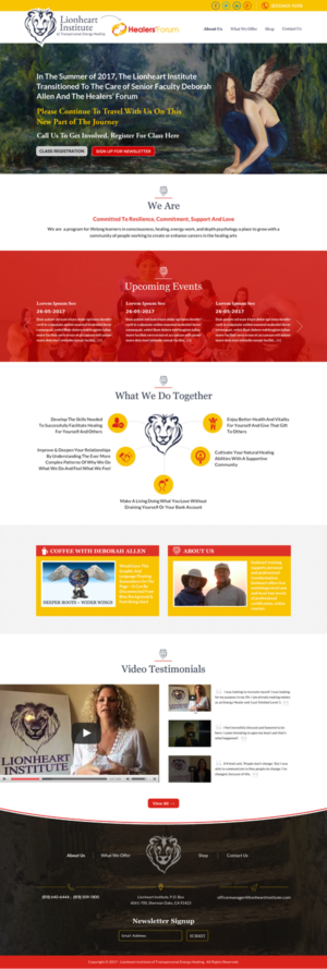 WordPress-Design von Sbss für Deborah Allen | Design: #14590338