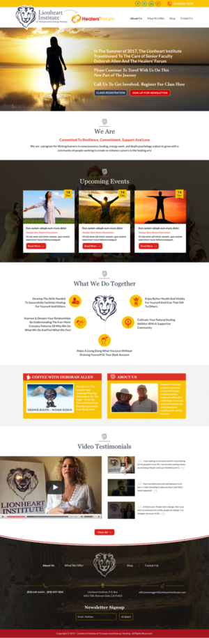 WordPress-Design von Sbss für Deborah Allen | Design: #14590339