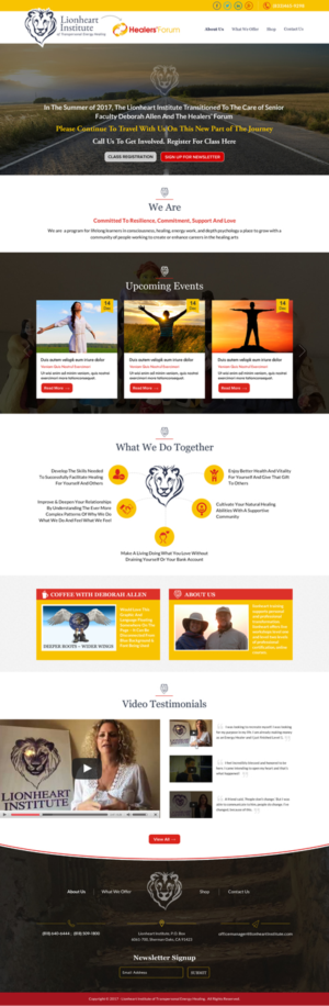 WordPress-Design von Sbss für Deborah Allen | Design: #14590340