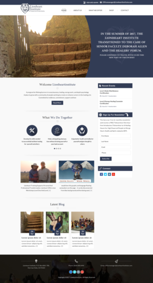 Wordpress Design by Sbss for Deborah Allen | Design: #14592487