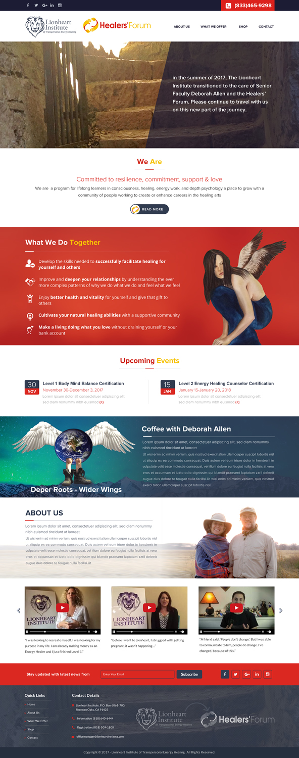 Design Wordpress par Sbss pour Deborah Allen | Design #14599367
