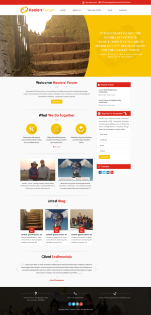 WordPress-Design von Sbss für Deborah Allen | Design: #14600489