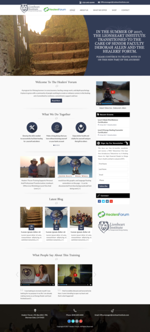 WordPress-Design von Sbss für Deborah Allen | Design: #14637717