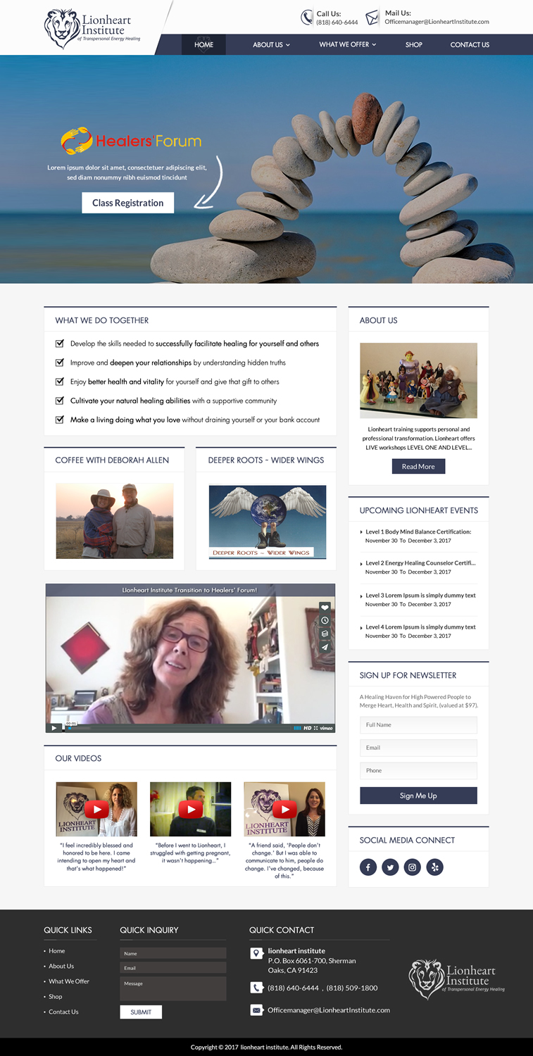 Wordpress Design by jdv for Deborah Allen | Design #14581498